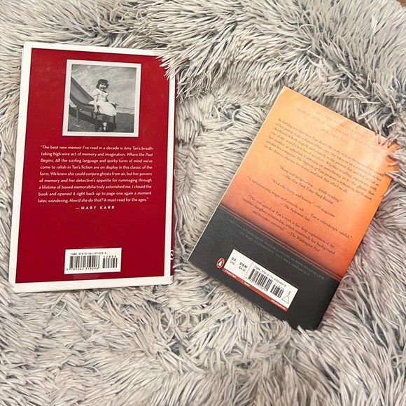 Amy Tan Book Lot - where the past begins hc & memories of a writing life - Picture 3 of 5